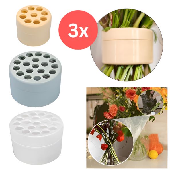 VASEKA ™ - Porte-fleurs pour de superbes compositions (3 pièces)