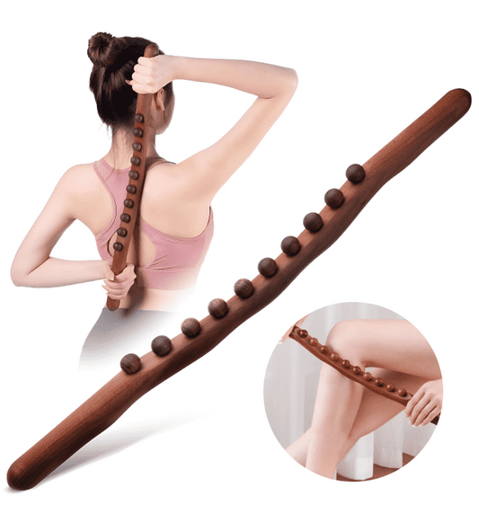 Lymphora™ – Bâton de massage en bois véritable pour un meilleur bien-être et une meilleure santé