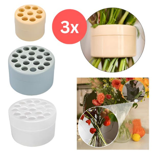 VASEKA ™ -  Porte-fleurs pour de superbes compositions (3 pièces)